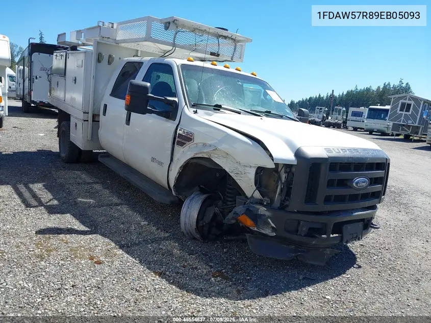 2009 Ford F-550 Chassis Lariat/Xl/Xlt VIN: 1FDAW57R89EB05093 Lot: 45554637