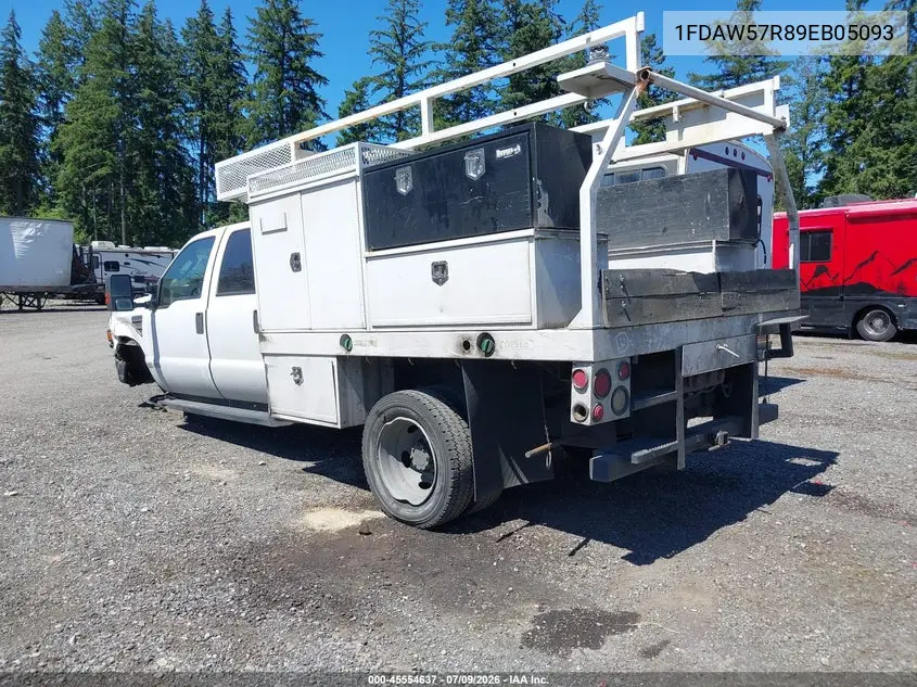 2009 Ford F-550 Chassis Lariat/Xl/Xlt VIN: 1FDAW57R89EB05093 Lot: 45554637