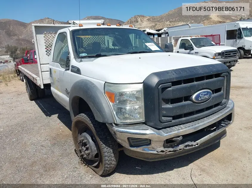 2011 Ford F-550 Chassis Xl VIN: 1FDUF5GT9BEB06171 Lot: 45299494