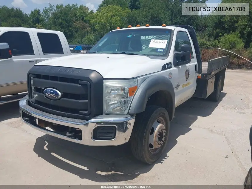 2011 Ford Super Duty F-550 Drw Xl VIN: 1FDUF5GTXBEA61788 Lot: 45591858