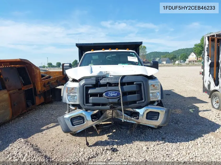 2012 Ford F-550 Chassis Xl VIN: 1FDUF5HY2CEB46233 Lot: 45260056