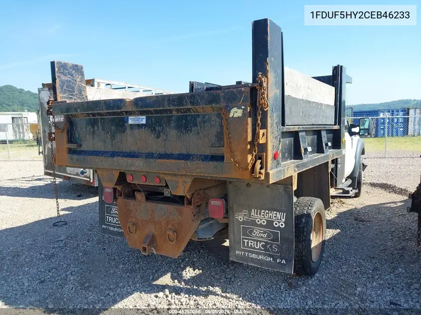 2012 Ford F-550 Chassis Xl VIN: 1FDUF5HY2CEB46233 Lot: 45260056
