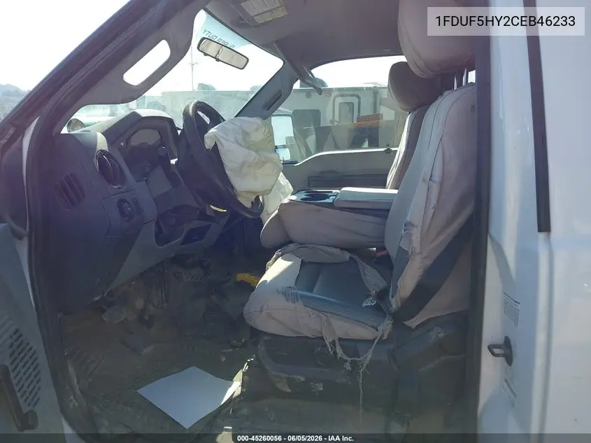 2012 Ford F-550 Chassis Xl VIN: 1FDUF5HY2CEB46233 Lot: 45260056