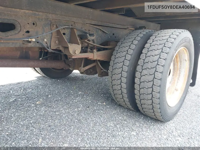 2013 Ford F-550 Chassis Xl VIN: 1FDUF5GY8DEA40694 Lot: 45127972