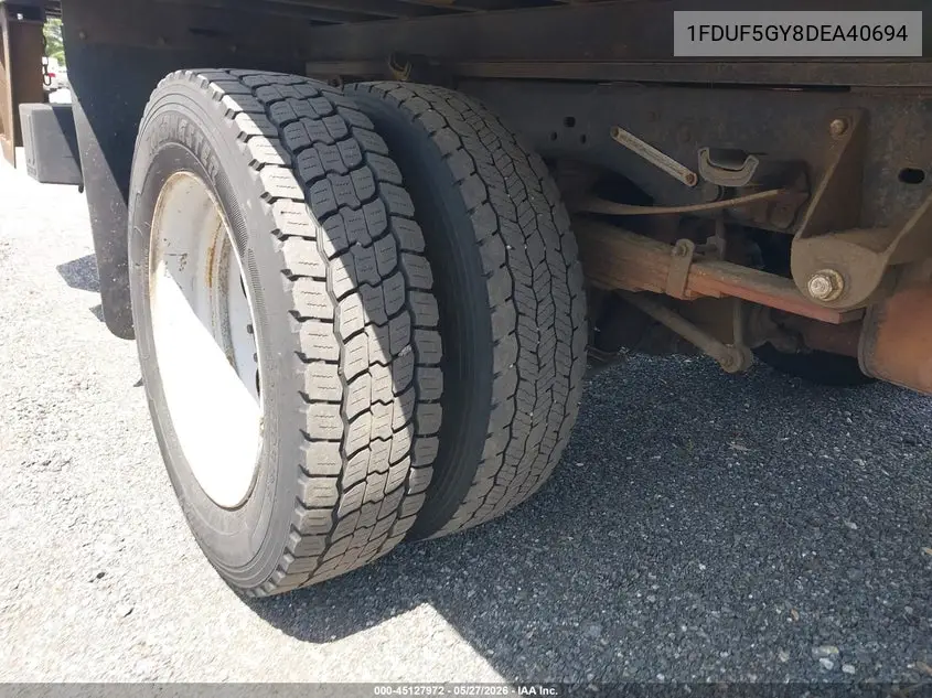 2013 Ford F-550 Chassis Xl VIN: 1FDUF5GY8DEA40694 Lot: 45127972