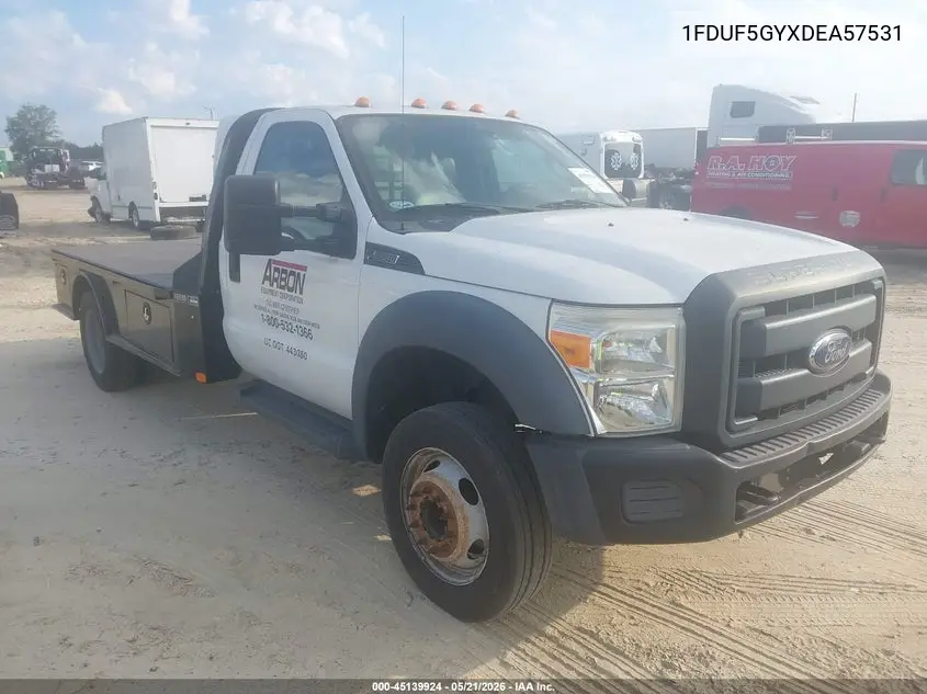 2013 Ford F-550 Chassis Xl VIN: 1FDUF5GYXDEA57531 Lot: 45139924