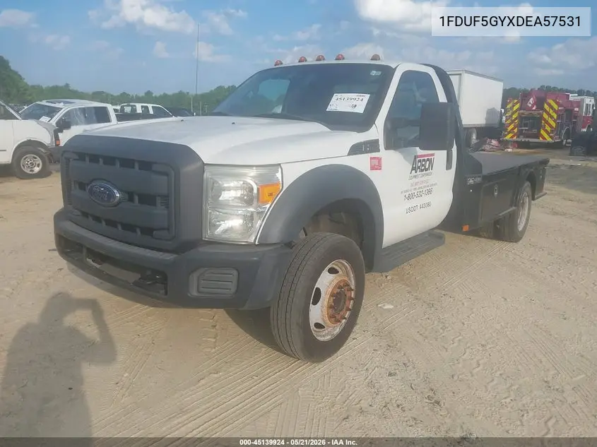 2013 Ford F-550 Chassis Xl VIN: 1FDUF5GYXDEA57531 Lot: 45139924