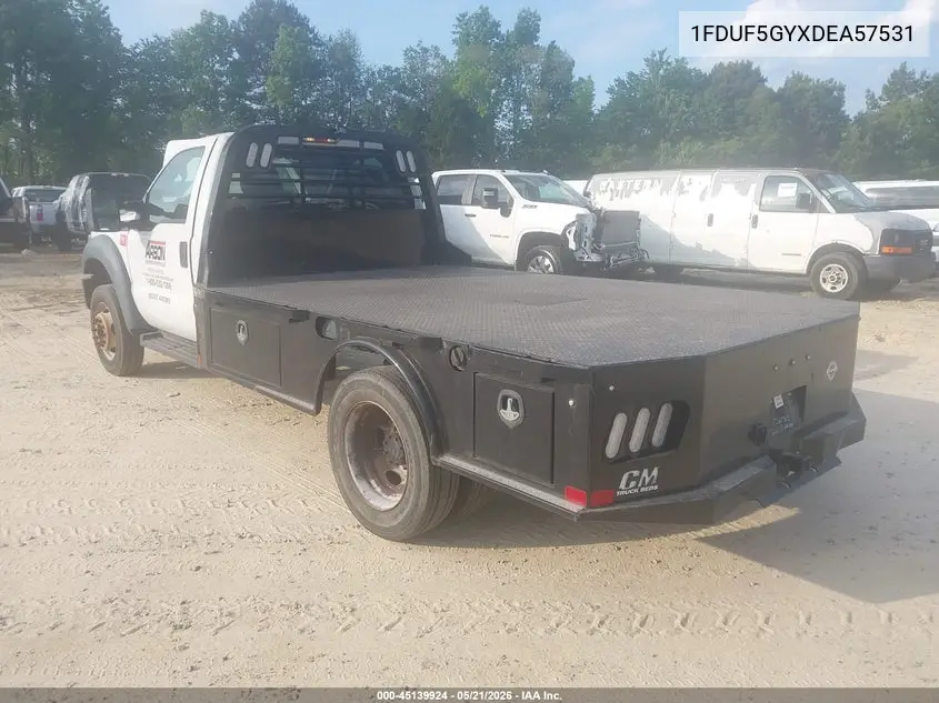 2013 Ford F-550 Chassis Xl VIN: 1FDUF5GYXDEA57531 Lot: 45139924