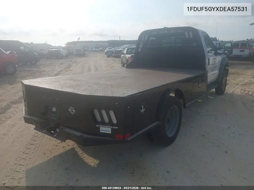 2013 Ford F-550 Chassis Xl VIN: 1FDUF5GYXDEA57531 Lot: 45139924