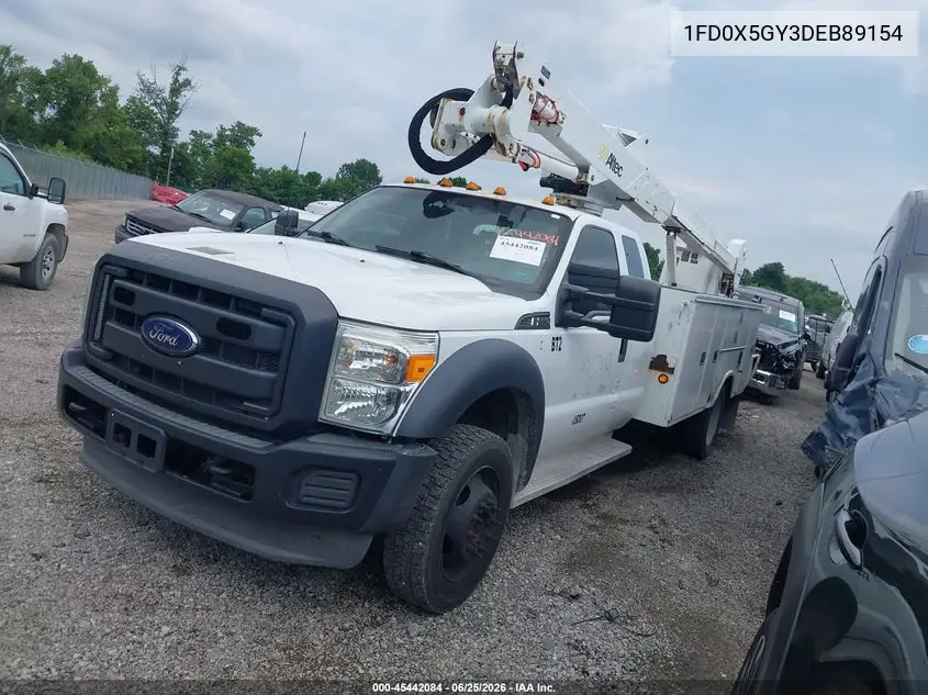 2013 Ford *Rb - F-550 Chassis VIN: 1FD0X5GY3DEB89154 Lot: 45442084