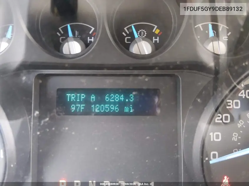 2013 Ford F-550 Chassis Xl VIN: 1FDUF5GY9DEB89132 Lot: 45590928