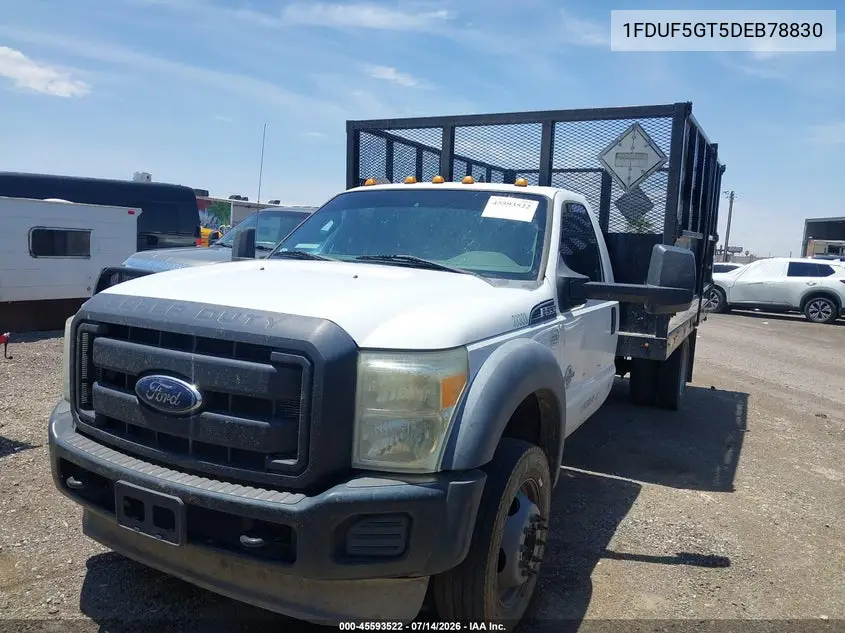 2013 Ford F-550 Chassis Xl VIN: 1FDUF5GT5DEB78830 Lot: 45593522