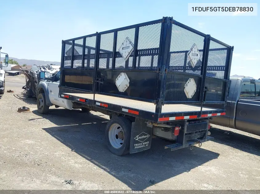 2013 Ford F-550 Chassis Xl VIN: 1FDUF5GT5DEB78830 Lot: 45593522