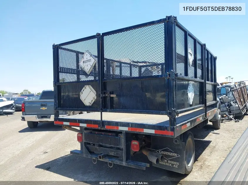 2013 Ford F-550 Chassis Xl VIN: 1FDUF5GT5DEB78830 Lot: 45593522