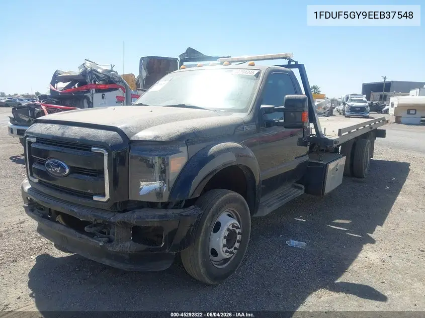 2014 Ford F-550 Chassis Xl VIN: 1FDUF5GY9EEB37548 Lot: 45292822