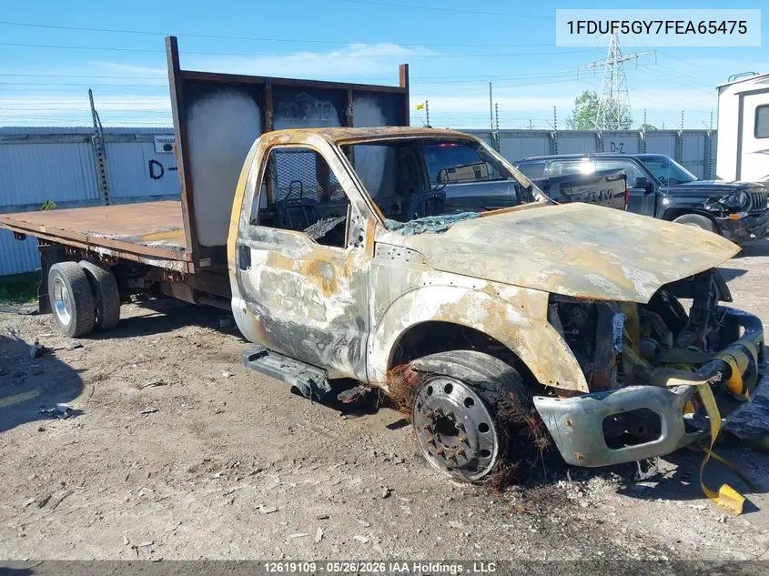 2015 Ford F550 Super Duty VIN: 1FDUF5GY7FEA65475 Lot: 12619109