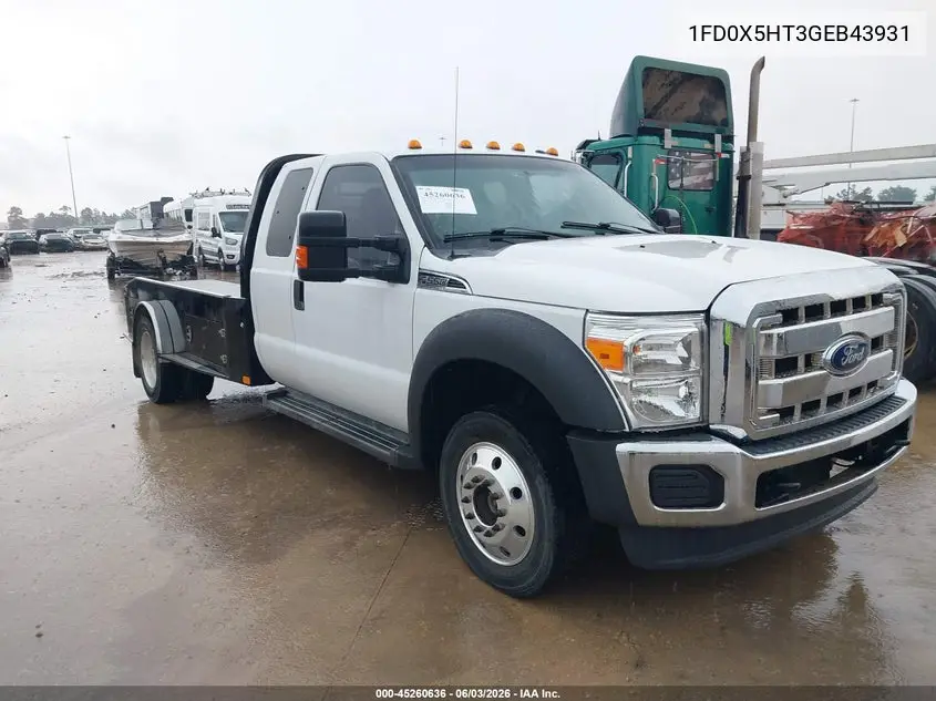 2016 Ford F-550 Chassis Xlt VIN: 1FD0X5HT3GEB43931 Lot: 45260636