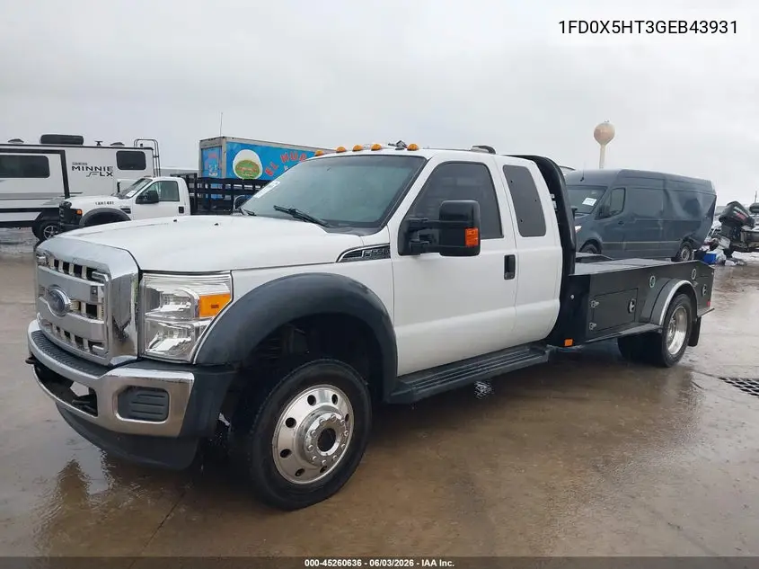 2016 Ford F-550 Chassis Xlt VIN: 1FD0X5HT3GEB43931 Lot: 45260636