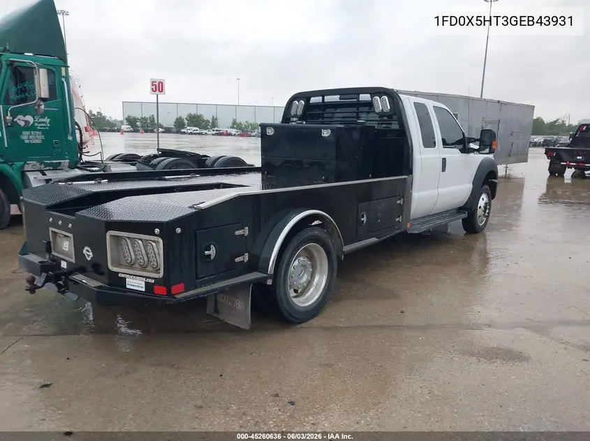 2016 Ford F-550 Chassis Xlt VIN: 1FD0X5HT3GEB43931 Lot: 45260636