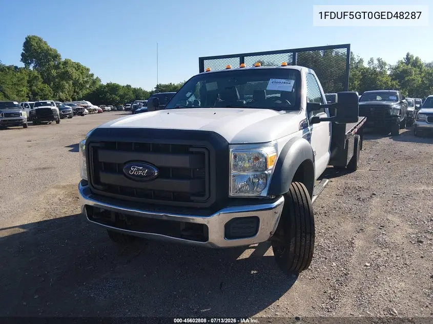 2016 Ford F-550 Chassis Xl VIN: 1FDUF5GT0GED48287 Lot: 45602808