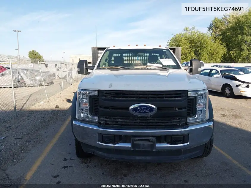 2019 Ford F-550 Chassis Xl/Xlt VIN: 1FDUF5HT5KEG74691 Lot: 45378298