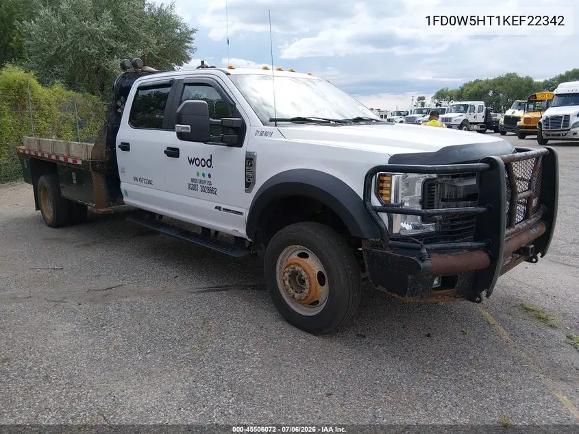 2019 Ford F-550 Chassis Lariat/Xl/Xlt VIN: 1FD0W5HT1KEF22342 Lot: 45506072
