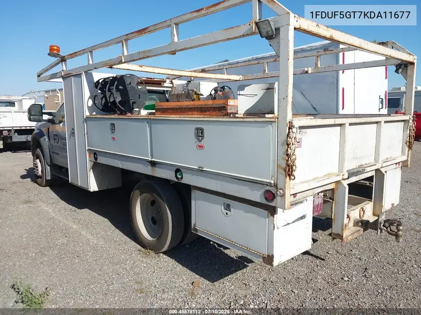 2019 Ford F-550 Chassis Xl VIN: 1FDUF5GT7KDA11677 Lot: 45578112