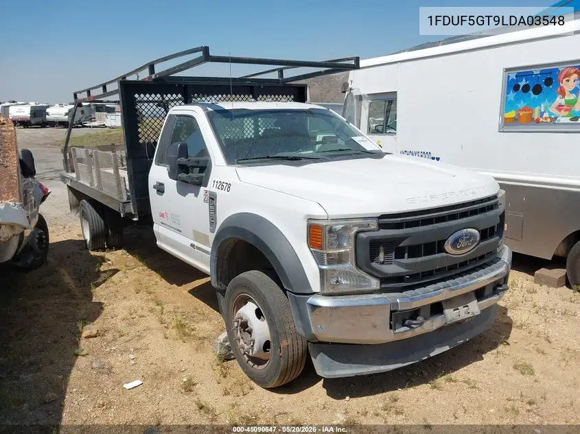 2020 Ford F-550 Chassis Xl VIN: 1FDUF5GT9LDA03548 Lot: 45090647