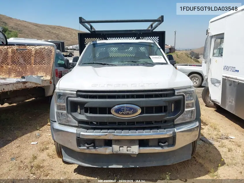 2020 Ford F-550 Chassis Xl VIN: 1FDUF5GT9LDA03548 Lot: 45090647