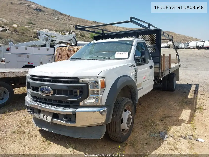 2020 Ford F-550 Chassis Xl VIN: 1FDUF5GT9LDA03548 Lot: 45090647