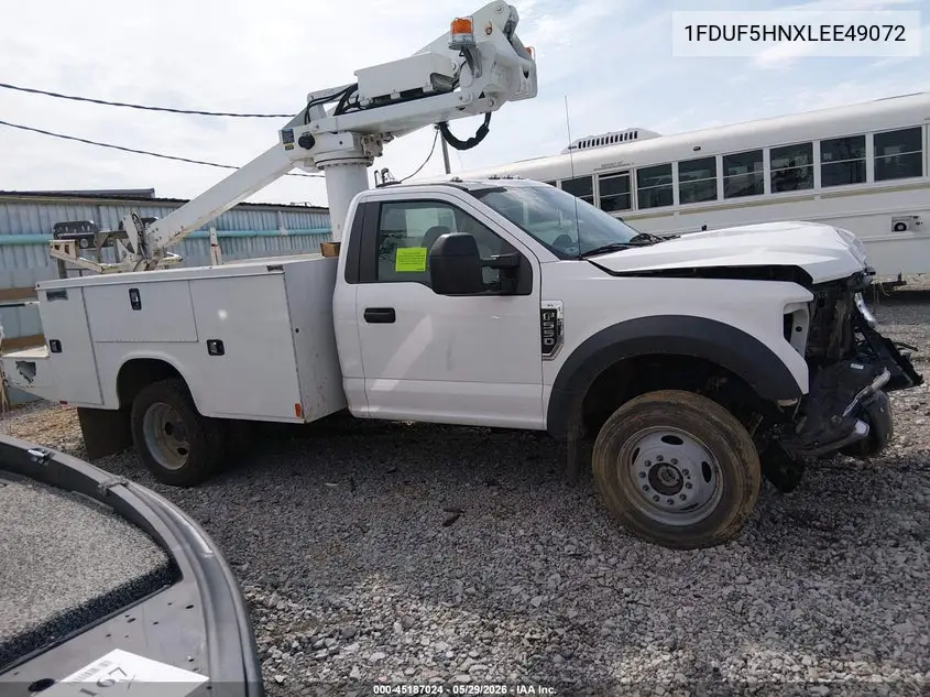 2020 Ford F-550 Chassis Xl VIN: 1FDUF5HNXLEE49072 Lot: 45187024