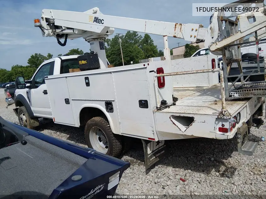 2020 Ford F-550 Chassis Xl VIN: 1FDUF5HNXLEE49072 Lot: 45187024