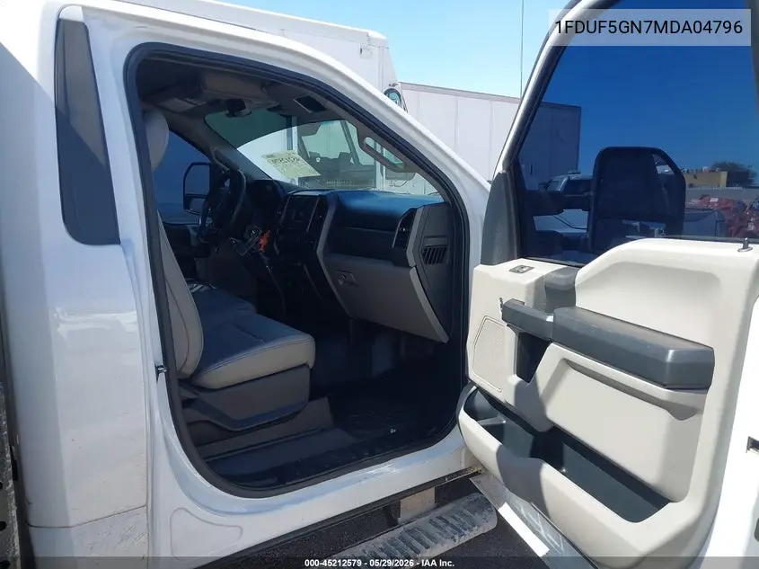 2021 Ford F-550 Chassis Xl VIN: 1FDUF5GN7MDA04796 Lot: 45212579
