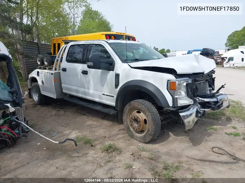 2022 Ford F550 Super Duty VIN: 1FD0W5HT0NEF17850 Lot: 12604166