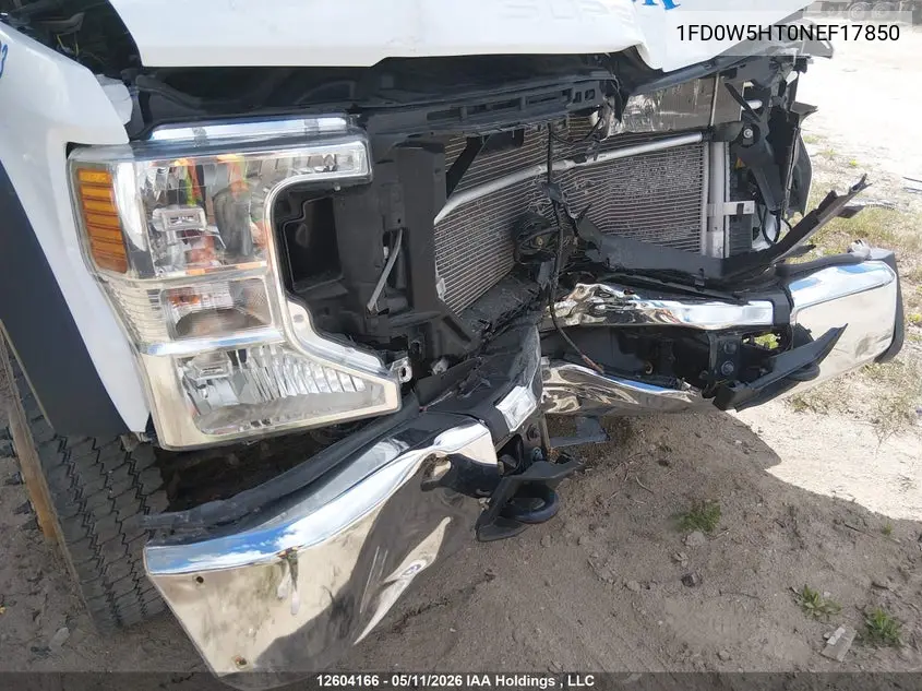 2022 Ford F550 Super Duty VIN: 1FD0W5HT0NEF17850 Lot: 12604166