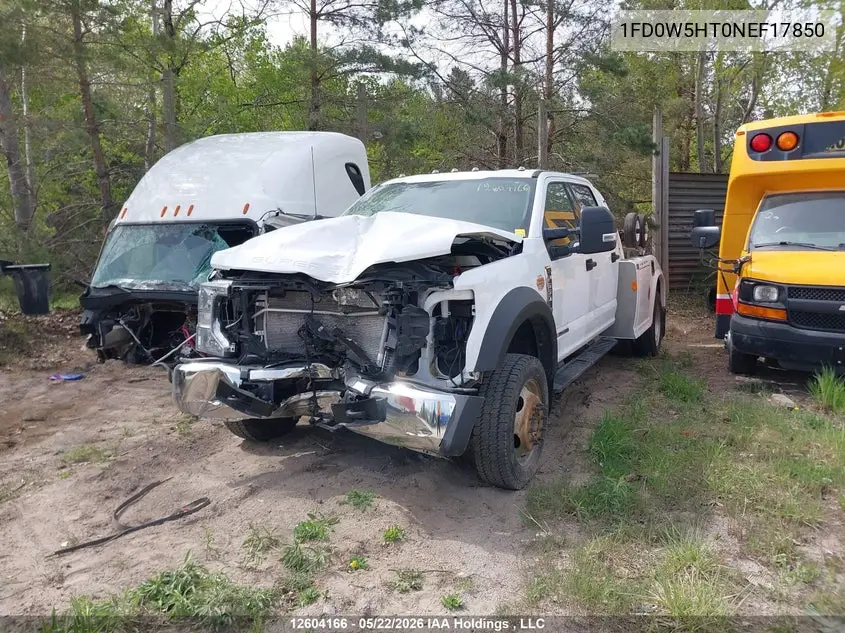 2022 Ford F550 Super Duty VIN: 1FD0W5HT0NEF17850 Lot: 12604166