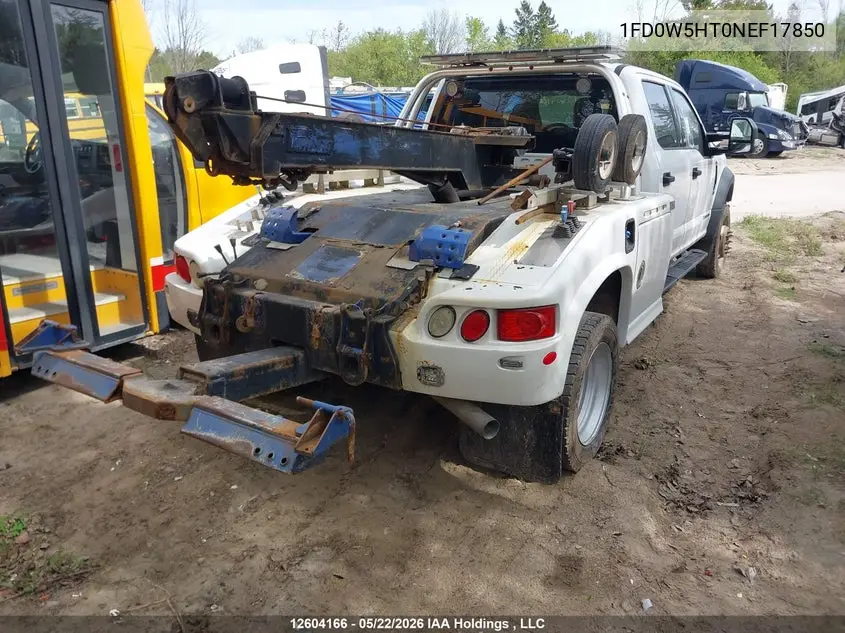 2022 Ford F550 Super Duty VIN: 1FD0W5HT0NEF17850 Lot: 12604166
