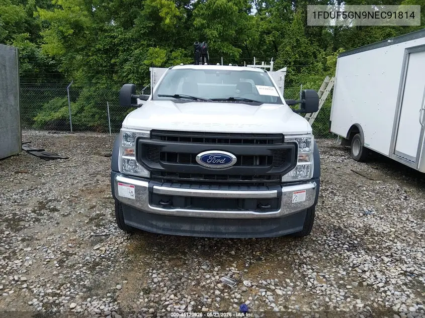 2022 Ford F-550 Chassis Xl VIN: 1FDUF5GN9NEC91814 Lot: 45120926