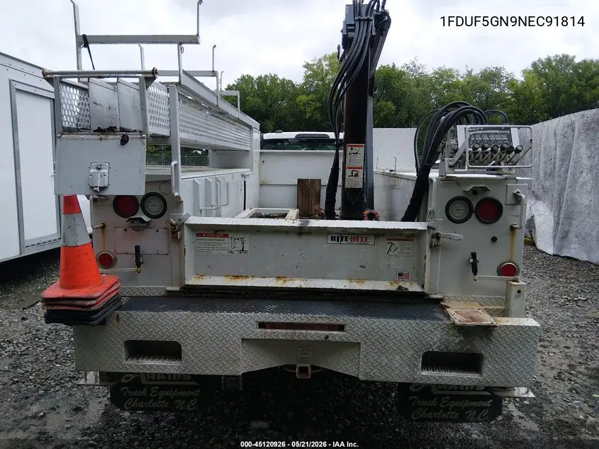 2022 Ford F-550 Chassis Xl VIN: 1FDUF5GN9NEC91814 Lot: 45120926