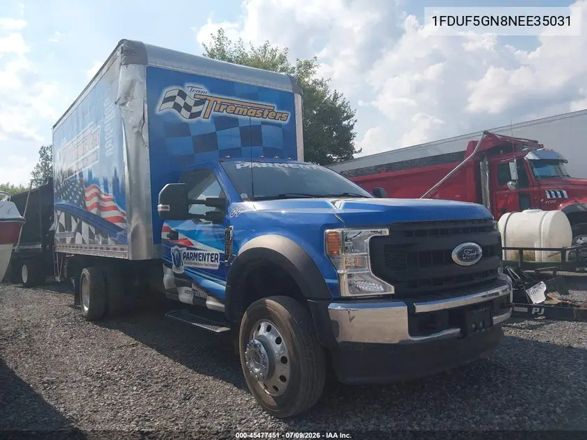 2022 Ford F-550 Chassis Xl VIN: 1FDUF5GN8NEE35031 Lot: 45477451