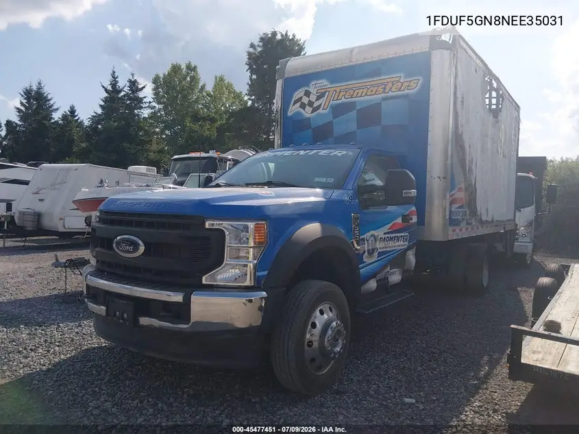 2022 Ford F-550 Chassis Xl VIN: 1FDUF5GN8NEE35031 Lot: 45477451