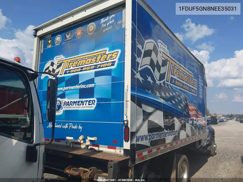 2022 Ford F-550 Chassis Xl VIN: 1FDUF5GN8NEE35031 Lot: 45477451
