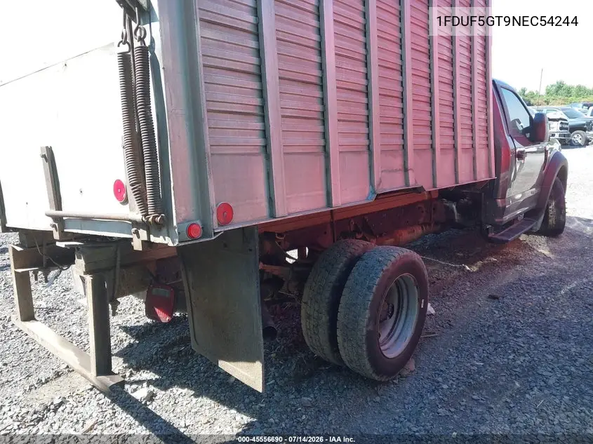 2022 Ford F-550 Chassis Xl/Xlt VIN: 1FDUF5GT9NEC54244 Lot: 45556690