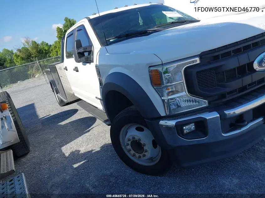 2022 Ford F-550 Chassis Xl VIN: 1FD0W5GTXNED46770 Lot: 45645726
