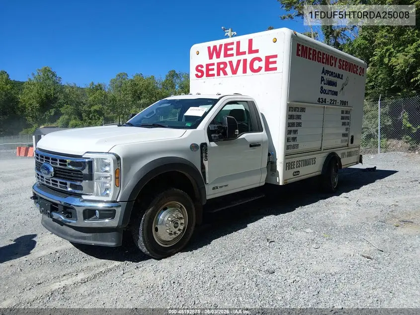 2024 Ford F-550 Chassis Xl VIN: 1FDUF5HT0RDA25008 Lot: 45192875