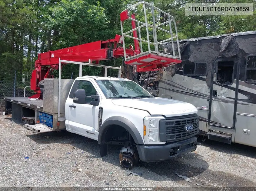 2024 Ford F-550 Chassis Xl/Xlt VIN: 1FDUF5GT6RDA19859 Lot: 45499578