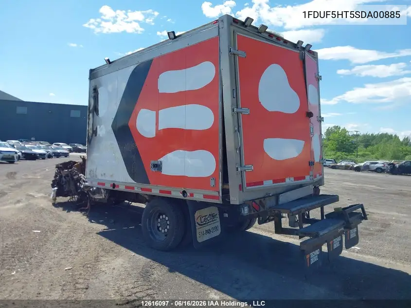 2025 Ford F550 Super Duty VIN: 1FDUF5HT5SDA00885 Lot: 12616097
