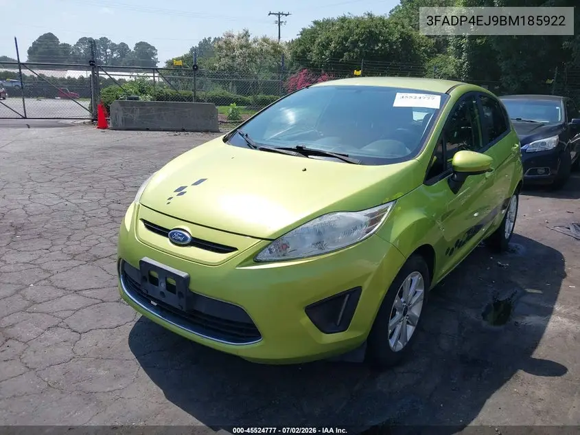 2011 Ford Fiesta Se VIN: 3FADP4EJ9BM185922 Lot: 45524777