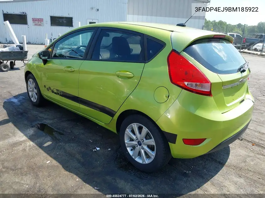 2011 Ford Fiesta Se VIN: 3FADP4EJ9BM185922 Lot: 45524777
