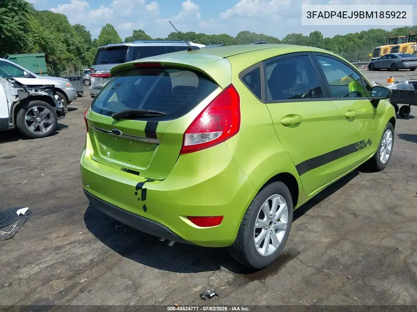 2011 Ford Fiesta Se VIN: 3FADP4EJ9BM185922 Lot: 45524777